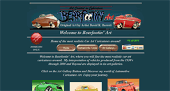 Desktop Screenshot of bearfootinart.com