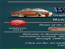 Tablet Screenshot of bearfootinart.com